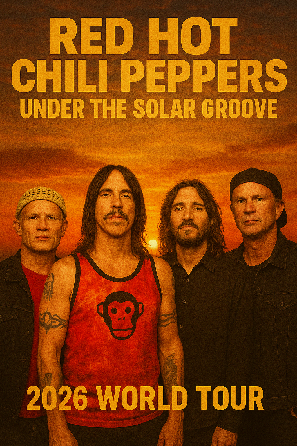 Under the Solar Groove: Red Hot Chili Peppers Ignite 2026 World Tour — Funk, Flame, and Forever!